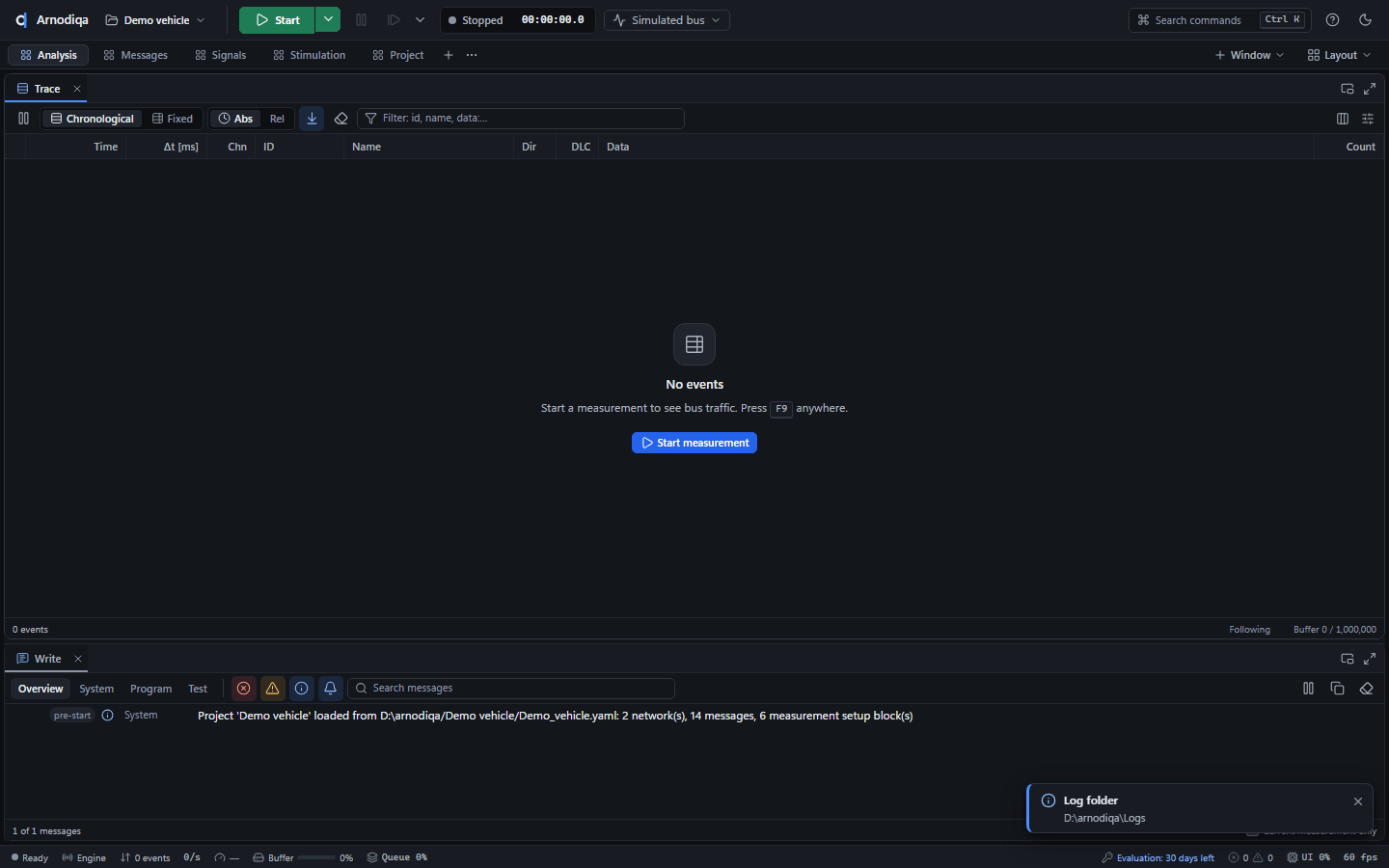 Support bundle and log folder, step 3