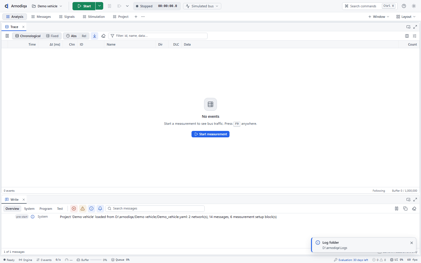 Support bundle and log folder, step 3